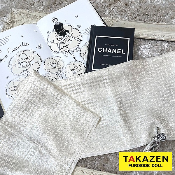 大人気♡ラメ入り帯揚げネットレンタル　白