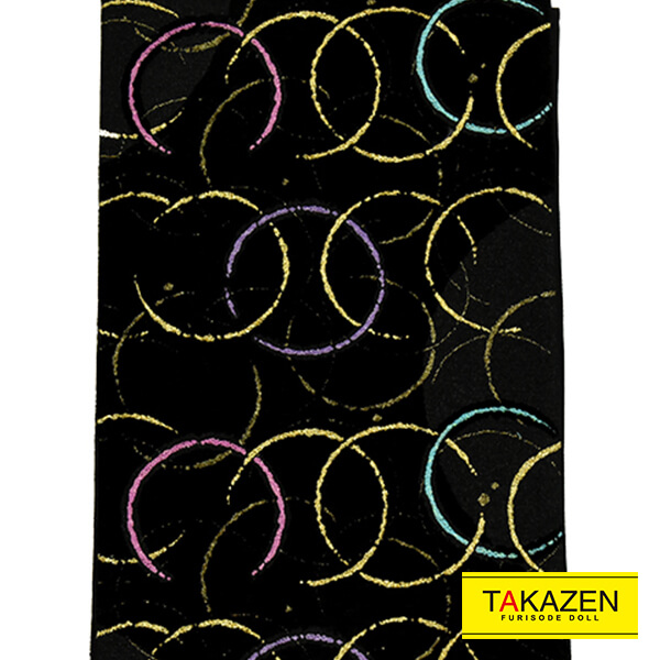 オシャレヘップバーン袋帯通販レンタル(ベルベット)　黒/白