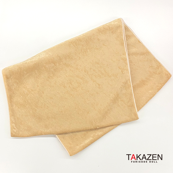 オシャレベロア素材帯揚げネットレンタル　くすみカラー/ベージュ