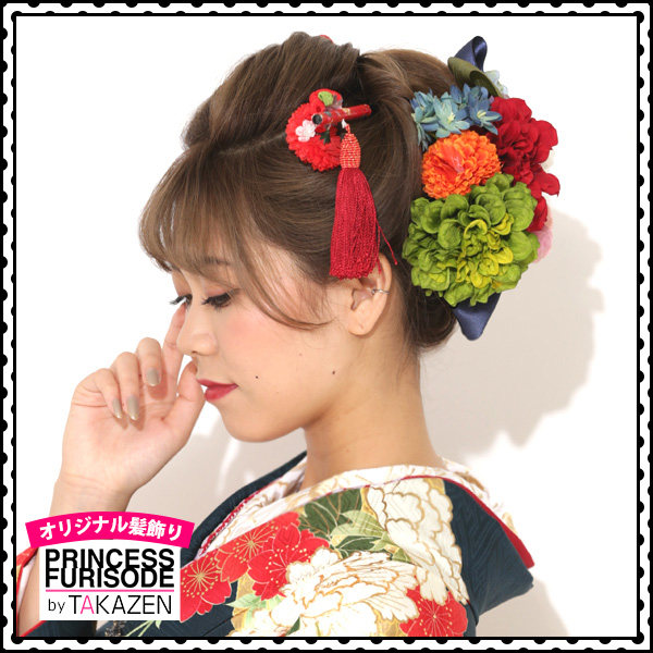 成人式用オシャレな髪飾り💕