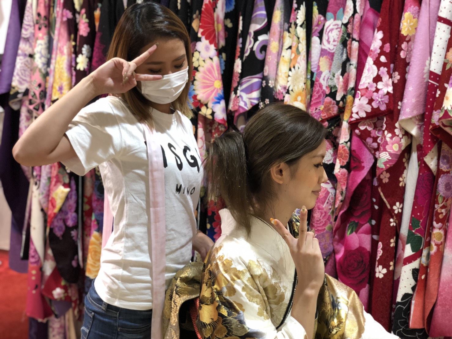 着付け練習❤可愛い帯結び