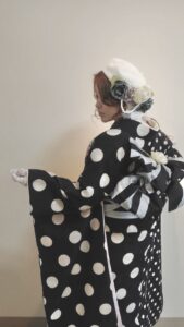 2020年成人式 レトロ振袖 レトロ着物