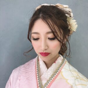 メイク 振袖