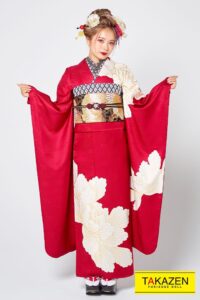 古典 振袖 華