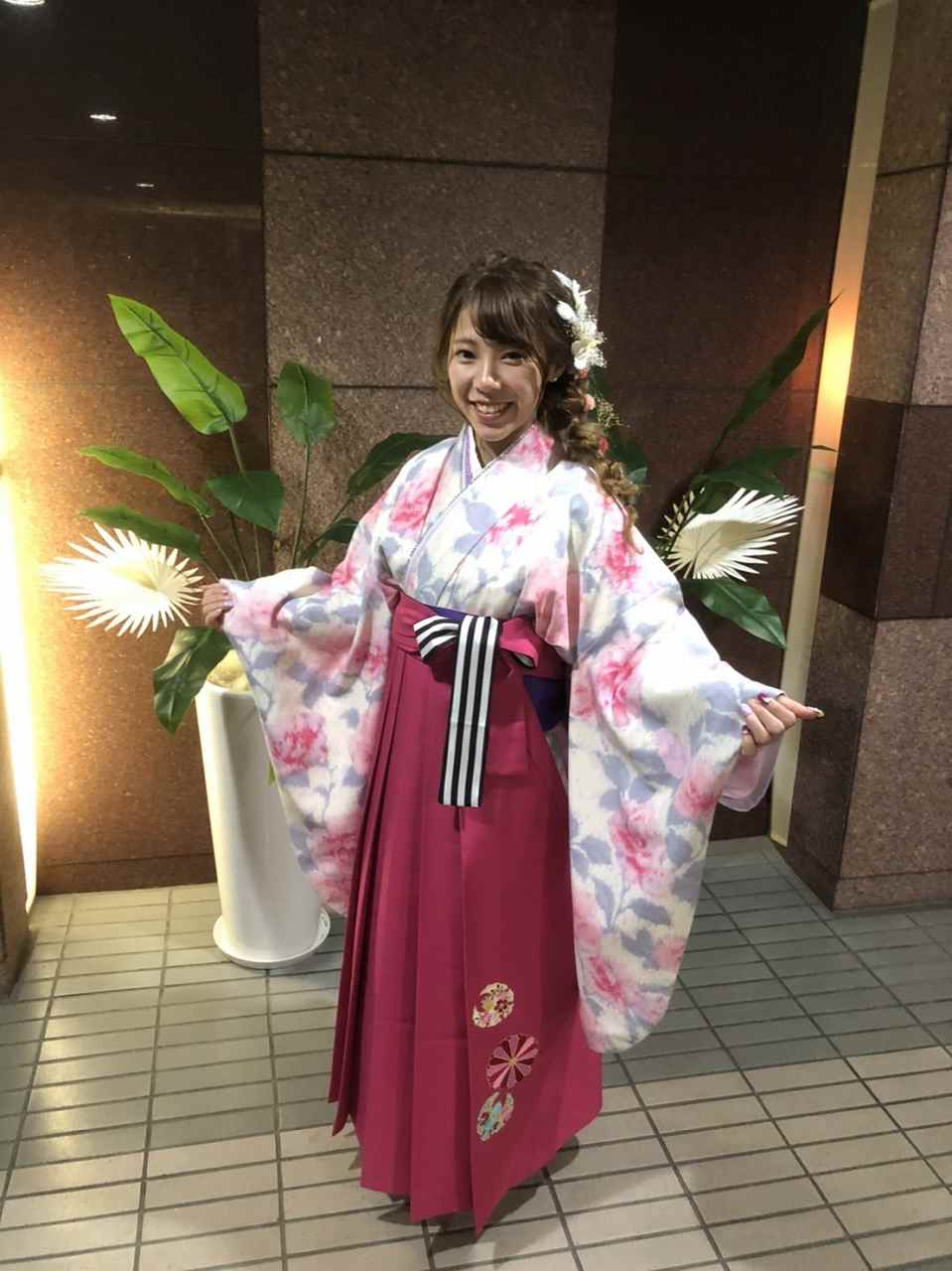 理想の袴で卒業式がとてもいい思い出になりました。