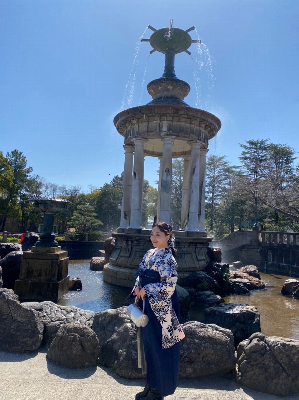 個性的でかわいい袴を着れてとても嬉しかったです。