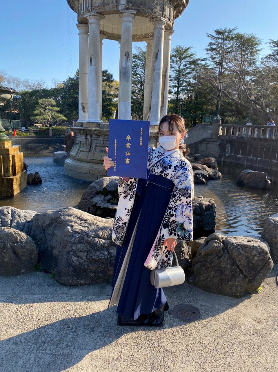 個性的でかわいい袴を着れてとても嬉しかったです。