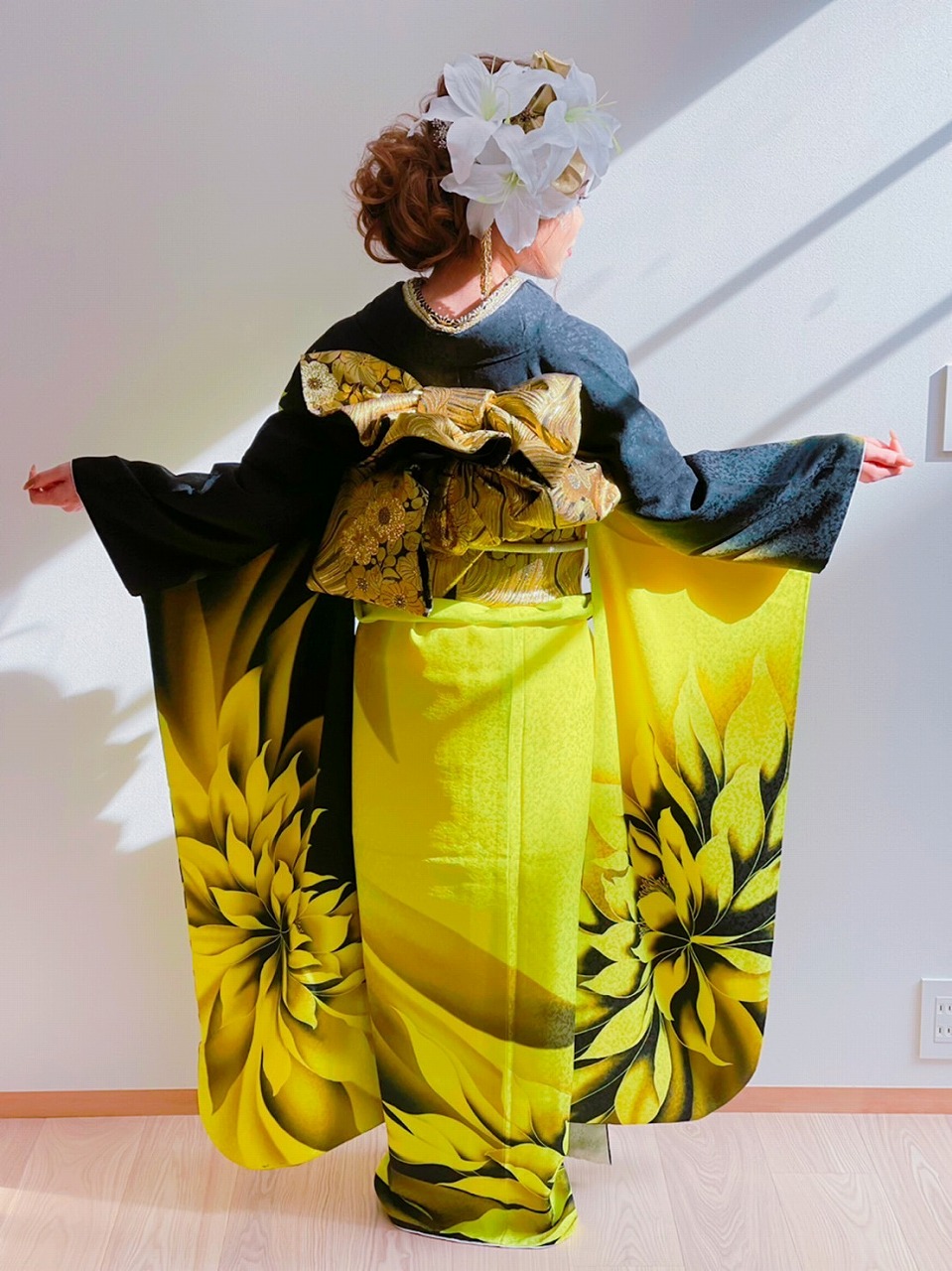 とってもキレイな振袖でした💕