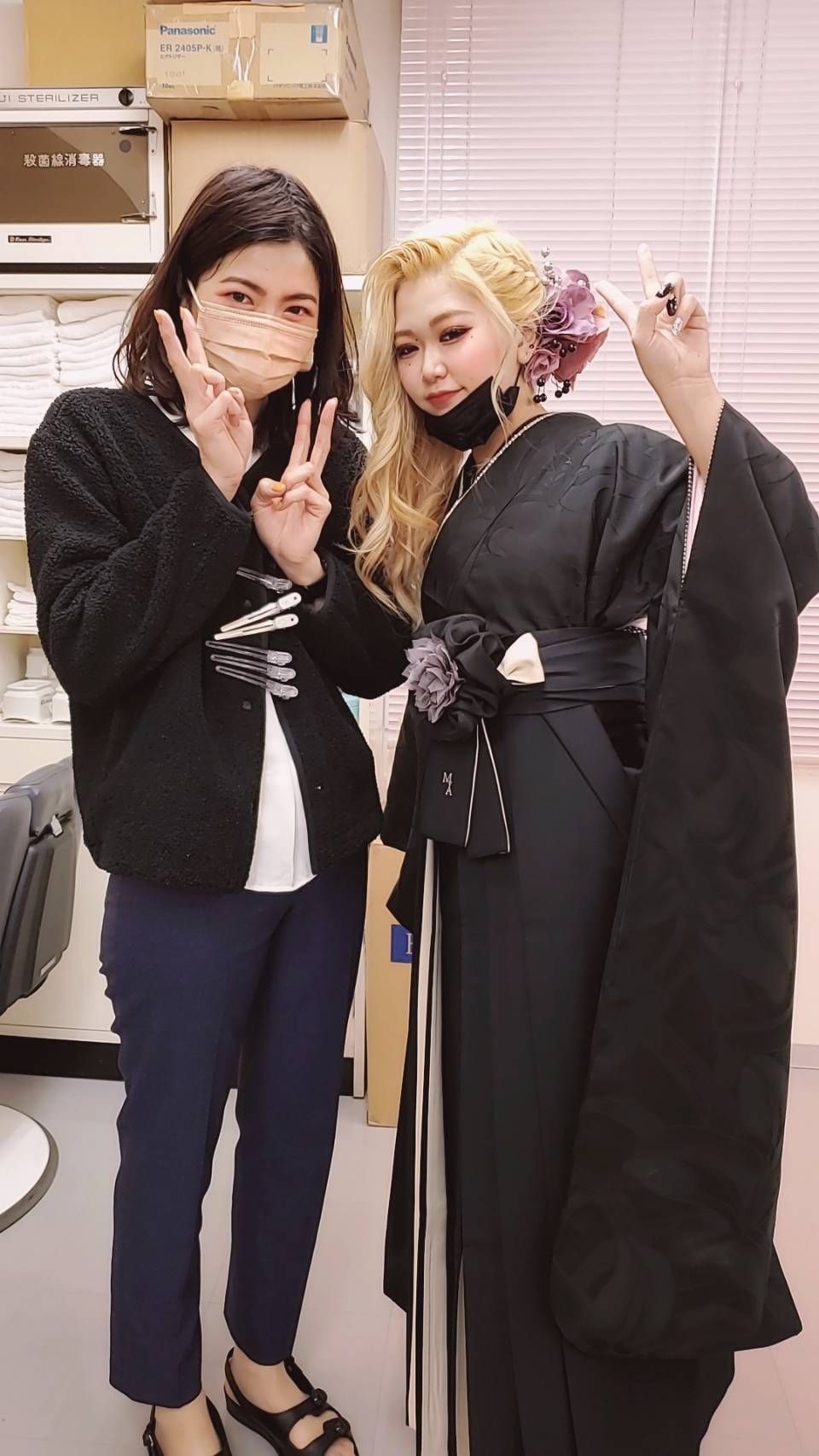 すごくかわいい袴で卒業式に出れてよかったです✨✨