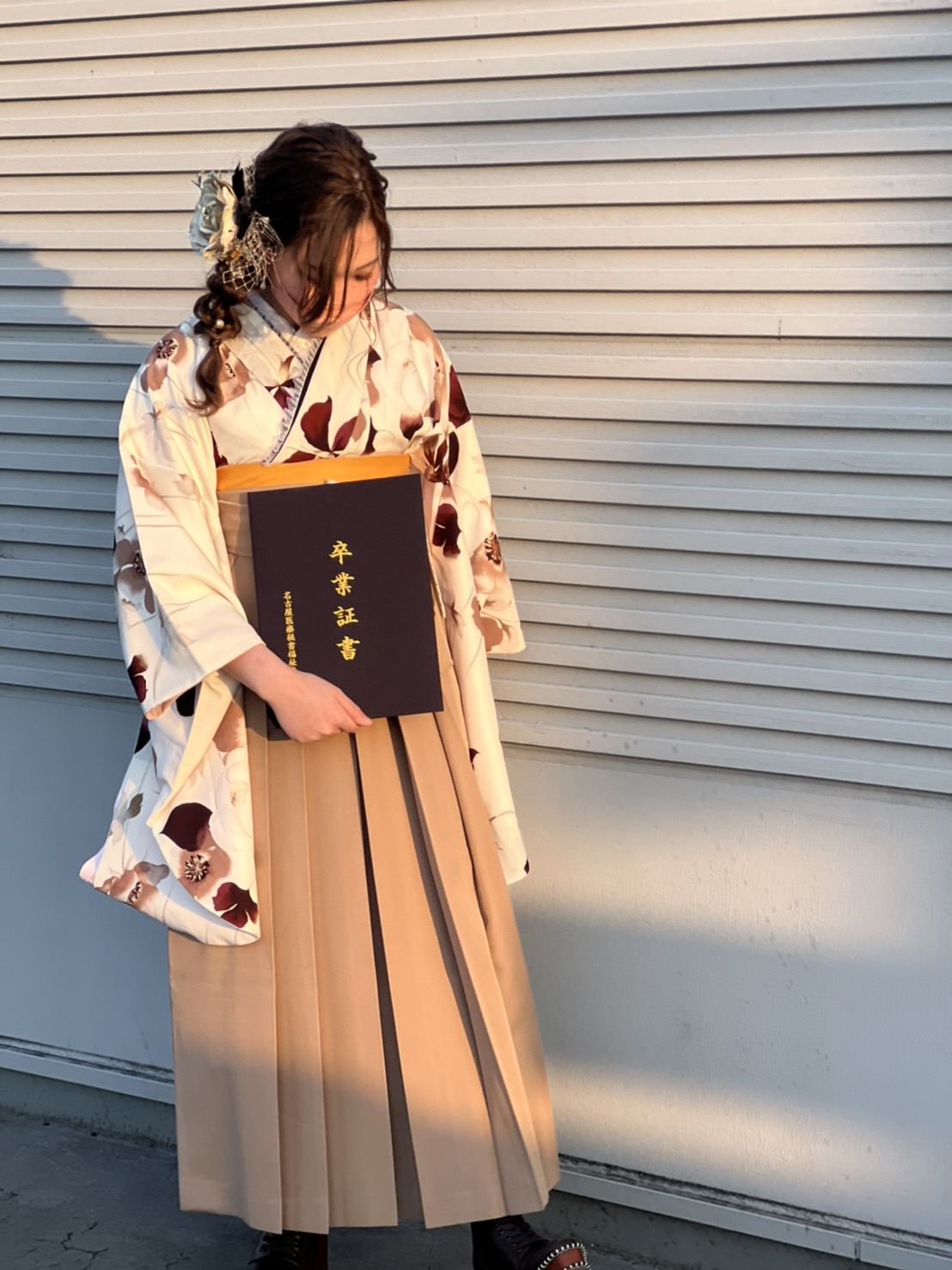 この袴を着れて本当に良かったです💖