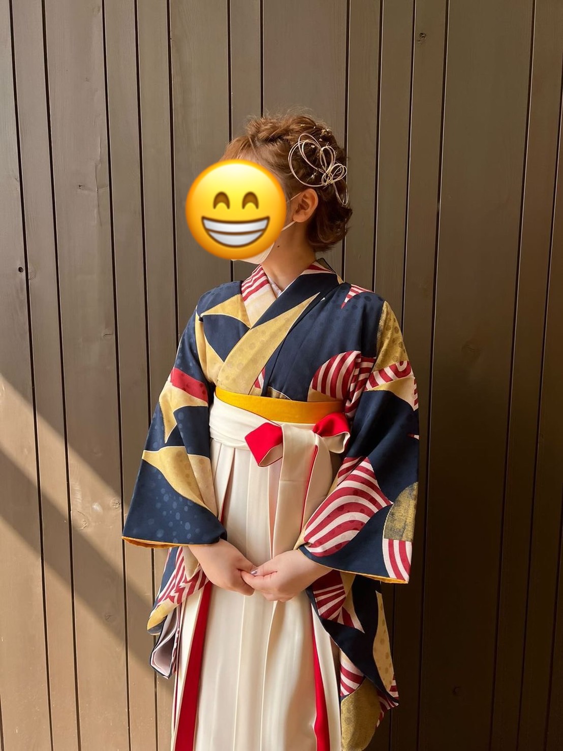 素敵な袴を着て最高な時間でした😊💖