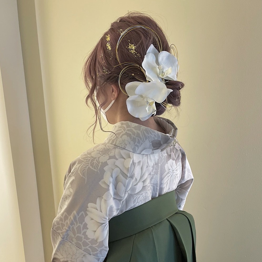 とってもかわいい袴で卒業式に出ることができてうれしいです💖💖