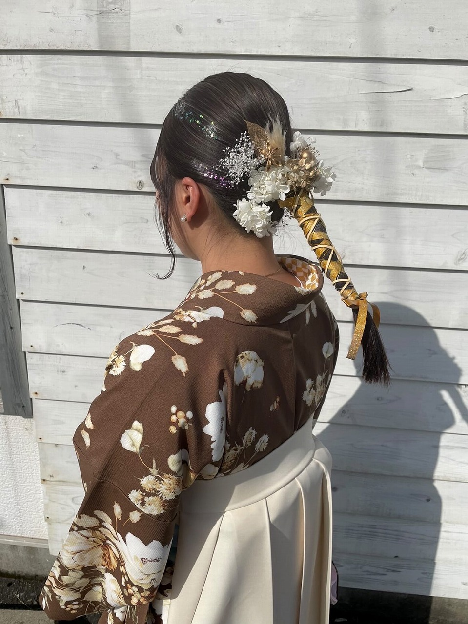 学生生活最後の日に、FURISODE DOLLの袴を着られてよかったです。