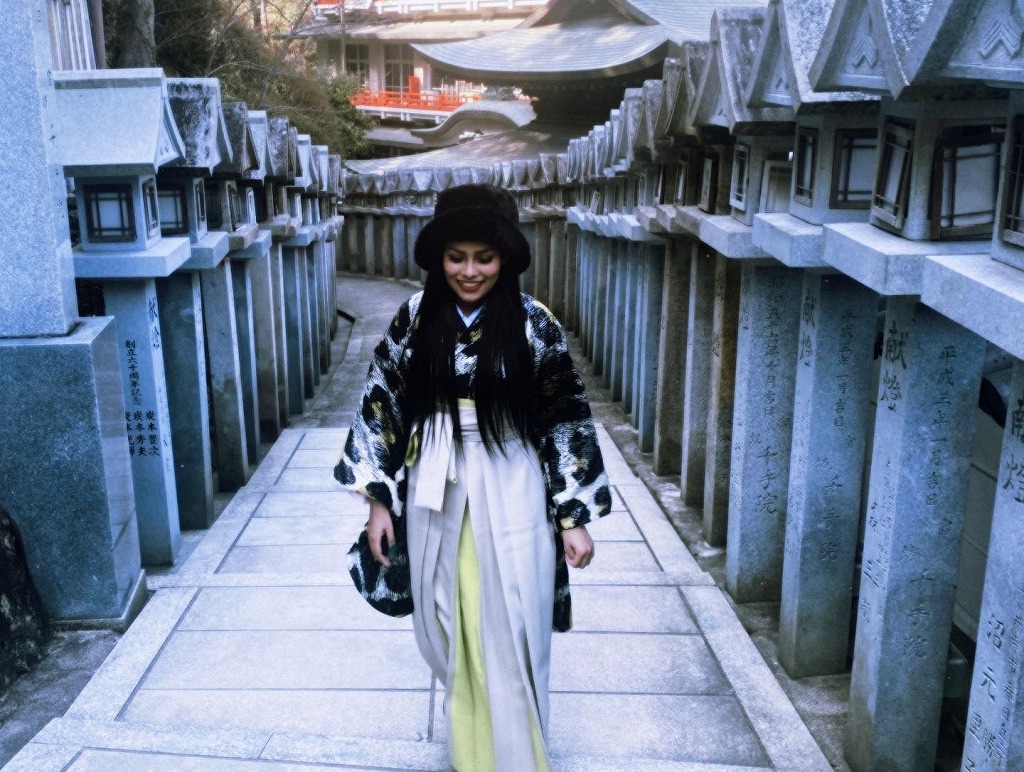 私らしい柄を着れて嬉しかったです。