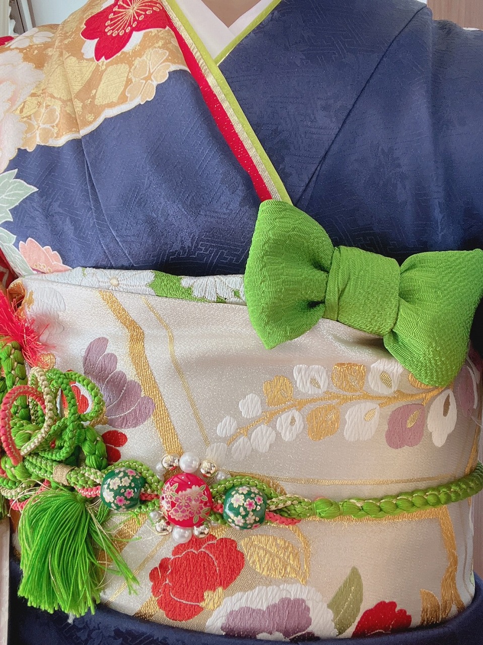 とてもきれいな振袖でした。