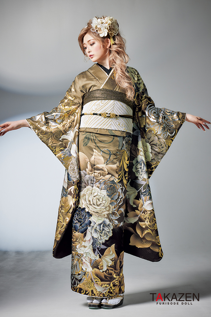 ゆうちゃみ着用 派手 珍しい 薔薇柄