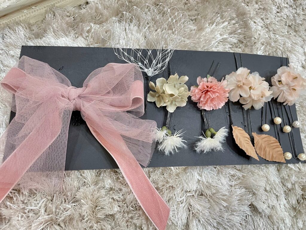 成人式 髪飾り 購入 可愛い リボン 今どき くすみカラー