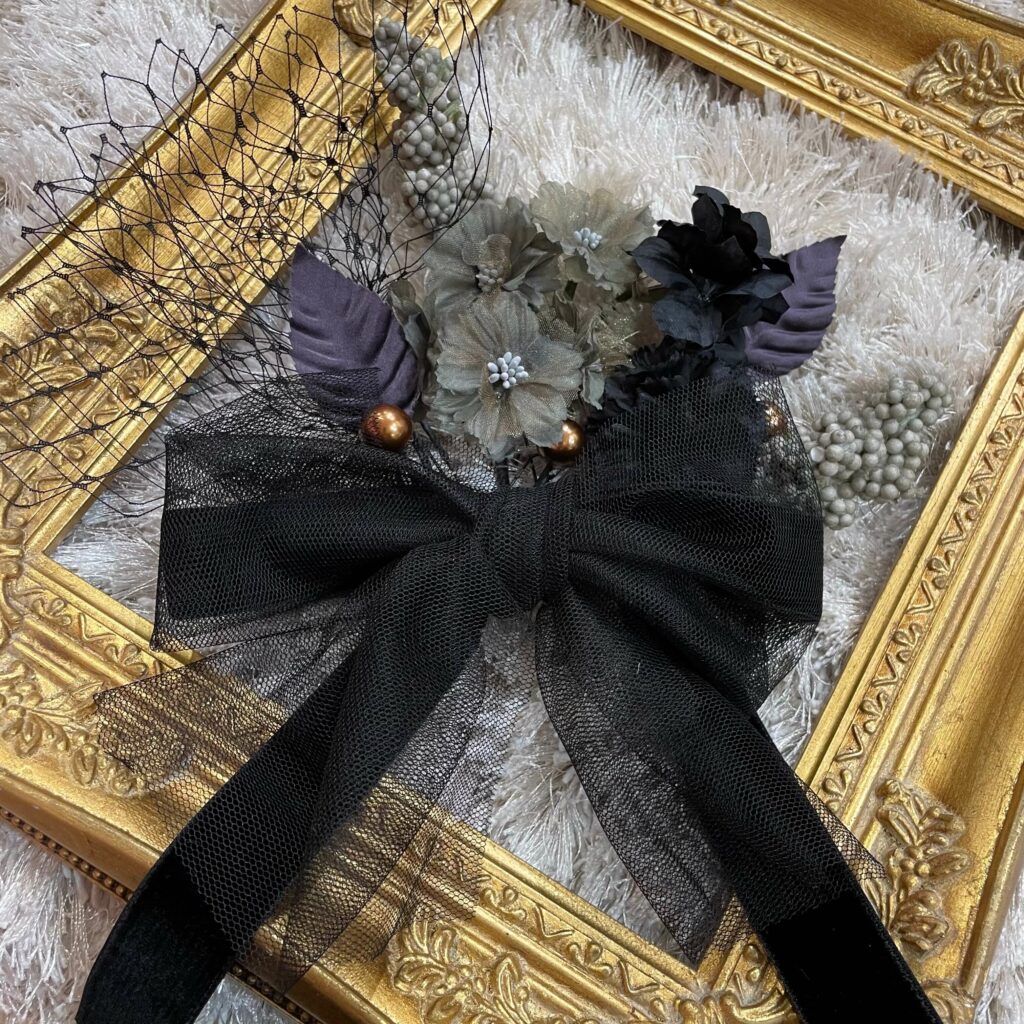 成人式 髪飾り 購入 可愛い リボン 今どき くすみカラー