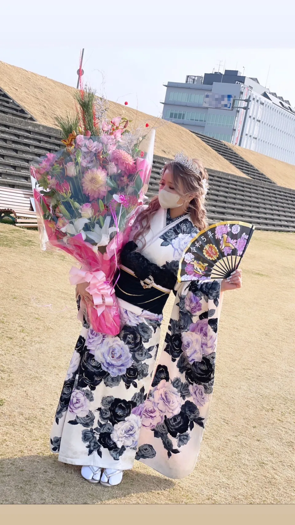 ひとめぼれの振袖💗