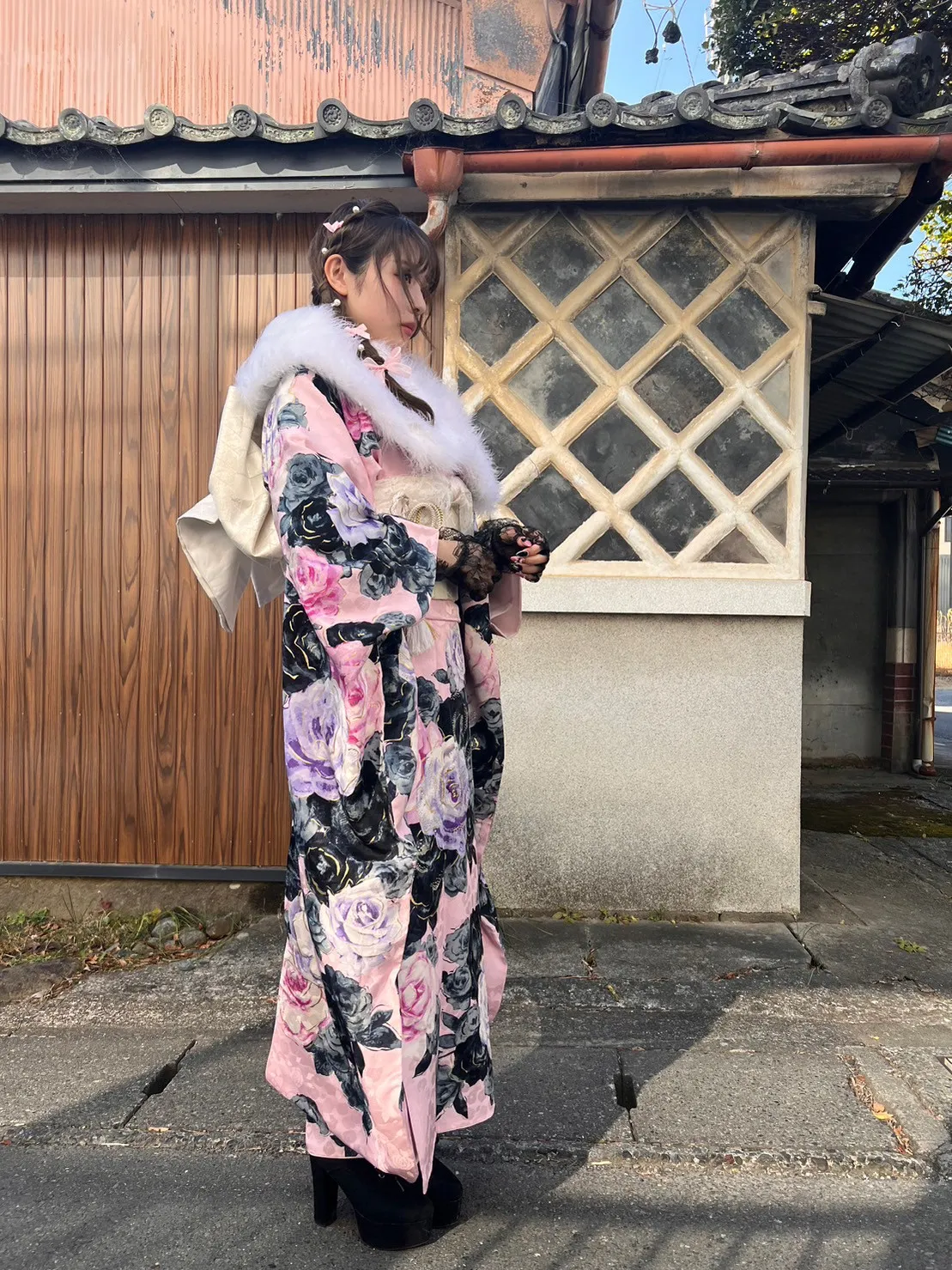 かわいく着こなせました。