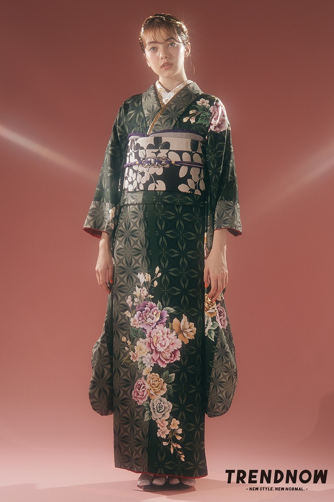 成人式　振袖　ネットレンタル　通販　ヴィンテージ振袖　オシャレ　トレンド