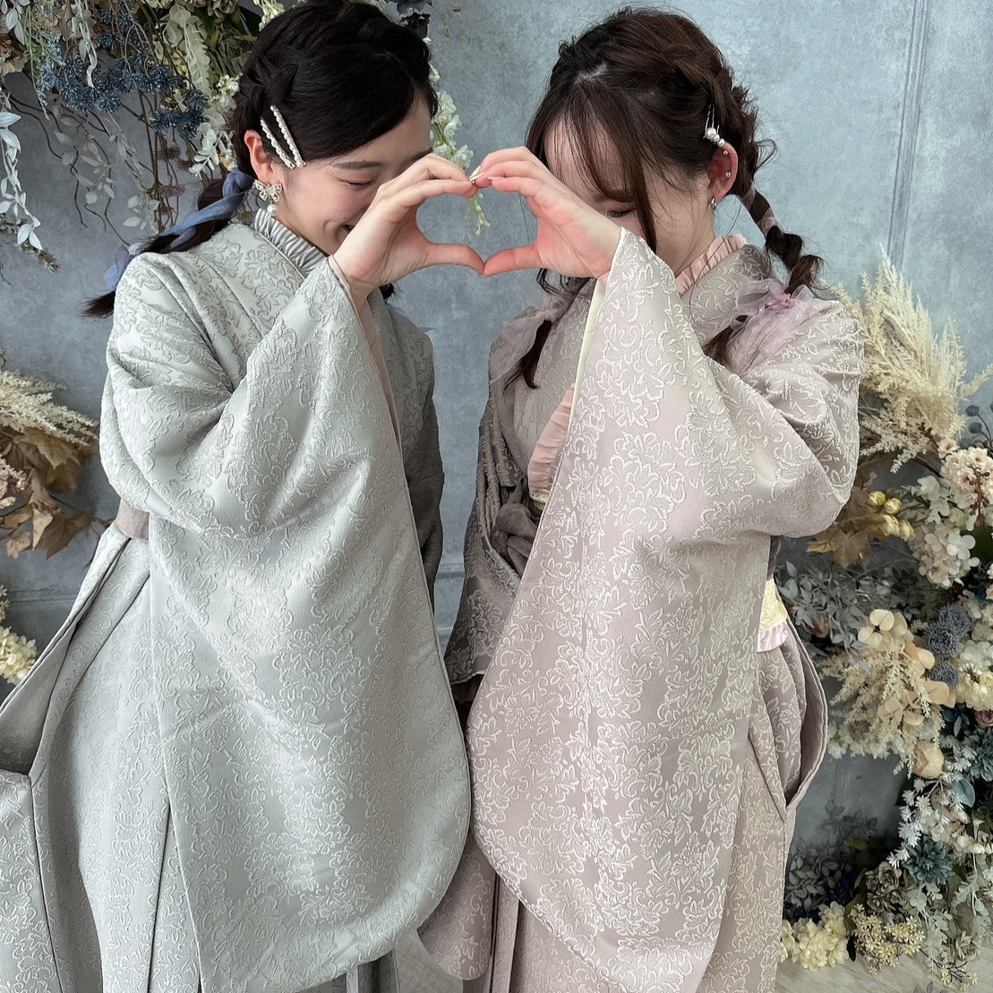 袴 ネットレンタル 安い お得 かわいい ピンク くすみカラー