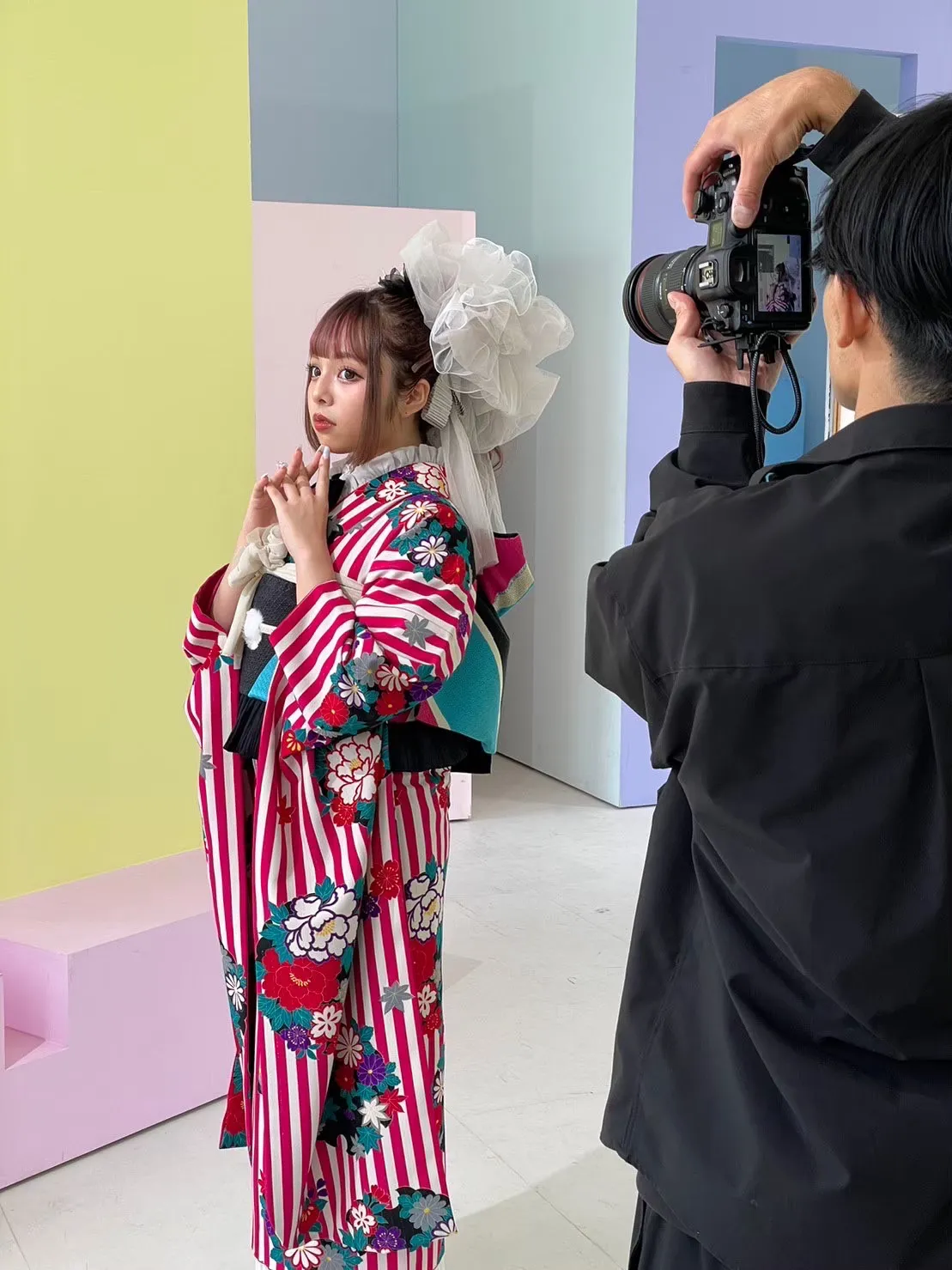 あいさちゃん 撮影 振袖 ネットレンタル 可愛い