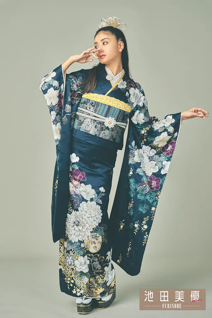 振袖 ネットレンタル みちょぱ 新作 可愛い