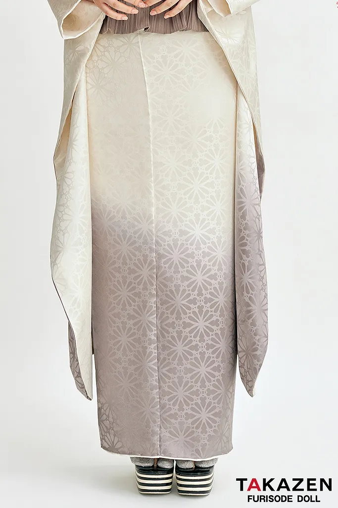 九重×中村里砂　大人気　くすみカラー　振袖　ネットレンタル