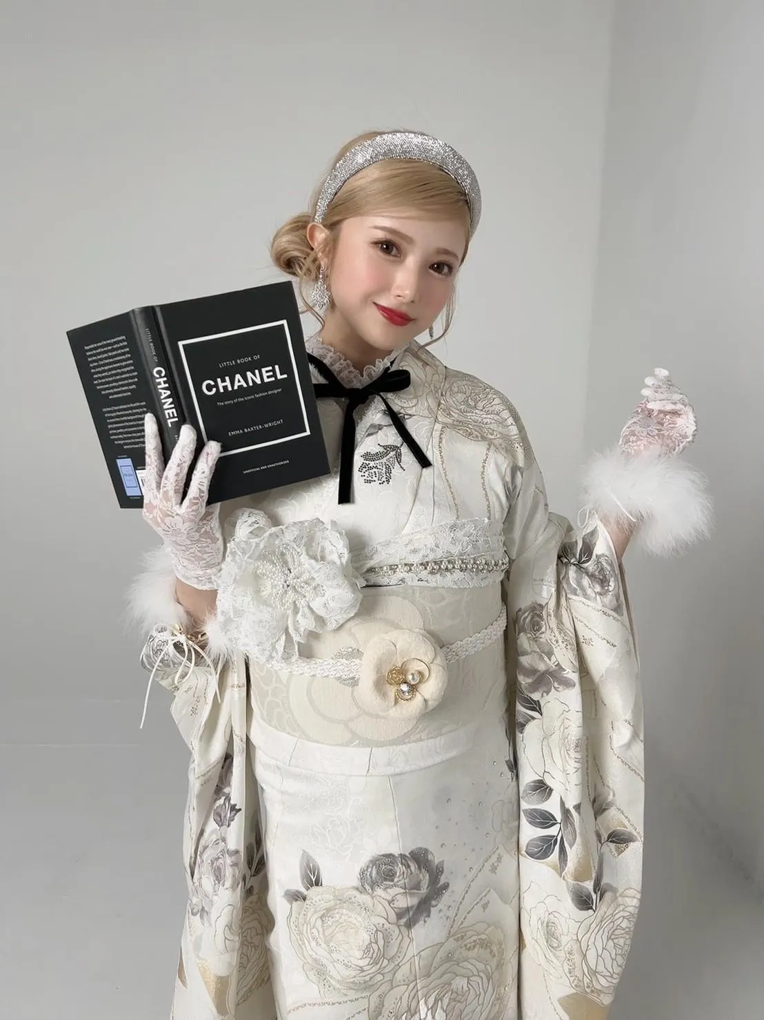 成人式 振袖 安斉かれん オフショット かわいい CHANEL