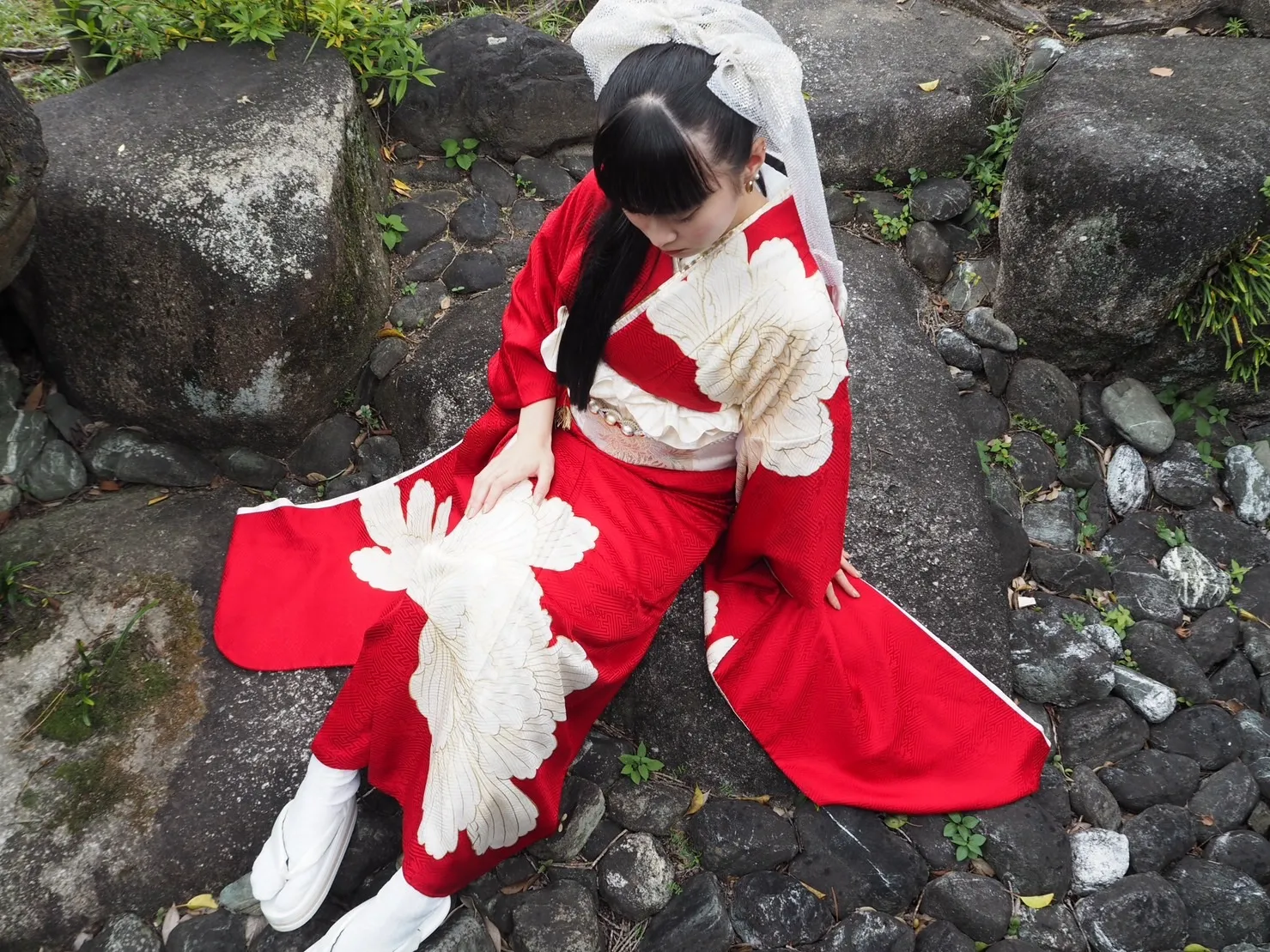 イメージ通りの赤い振袖