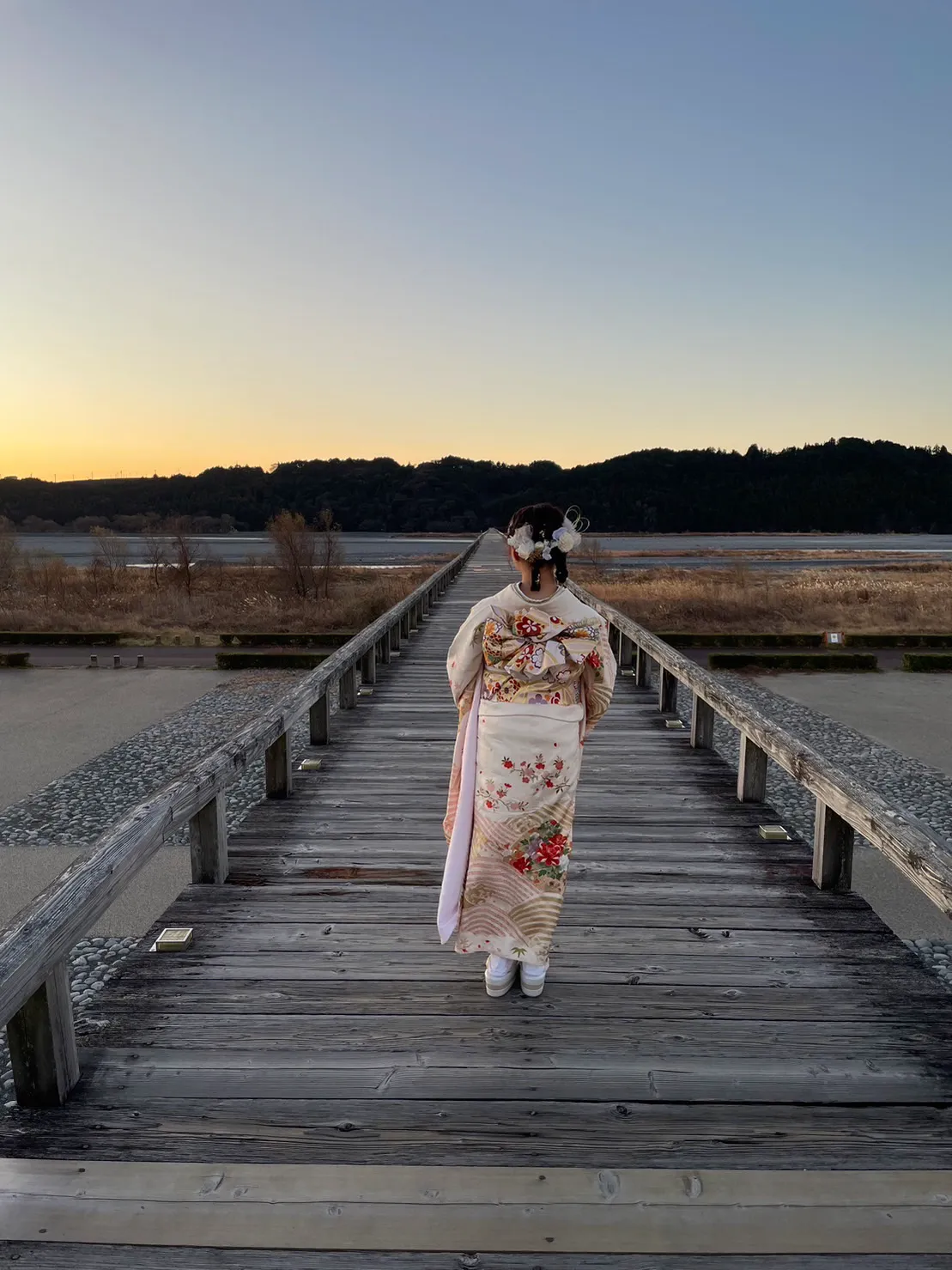 希望の衣装で成人式を迎えることができました。