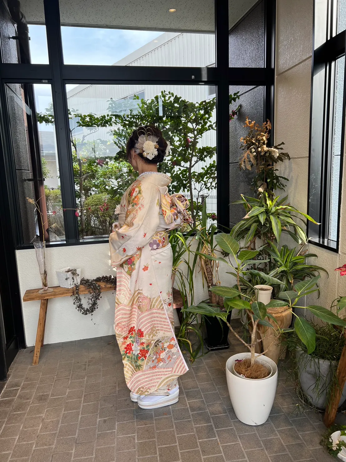 希望の衣装で成人式を迎えることができました。