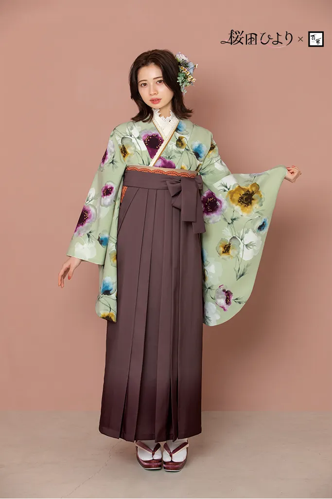 桜田ひより卒業式袴ネットレンタル フリソデドール 全国配送 送料無料