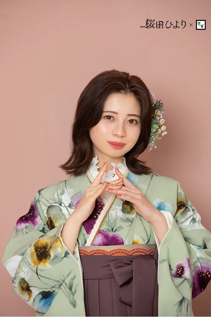 桜田ひより卒業式袴ネットレンタル フリソデドール 全国配送 送料無料