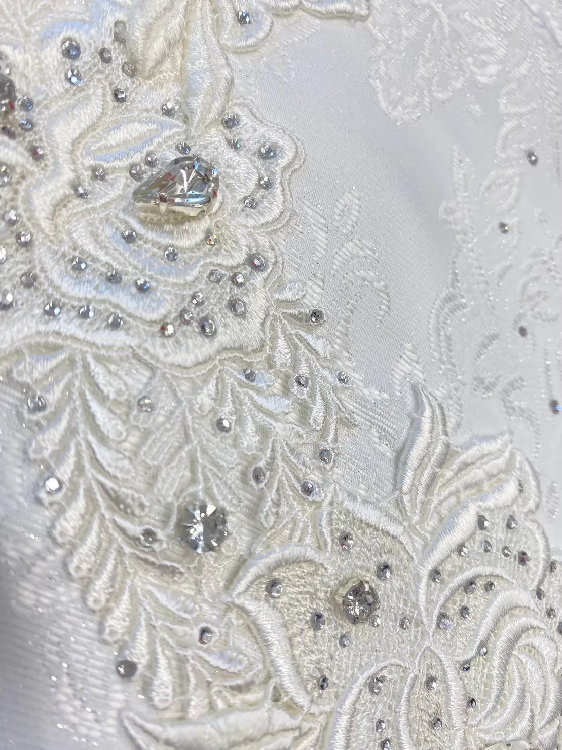 フリソデドールオリジナル　キラキラ振袖　スワロフスキー付き