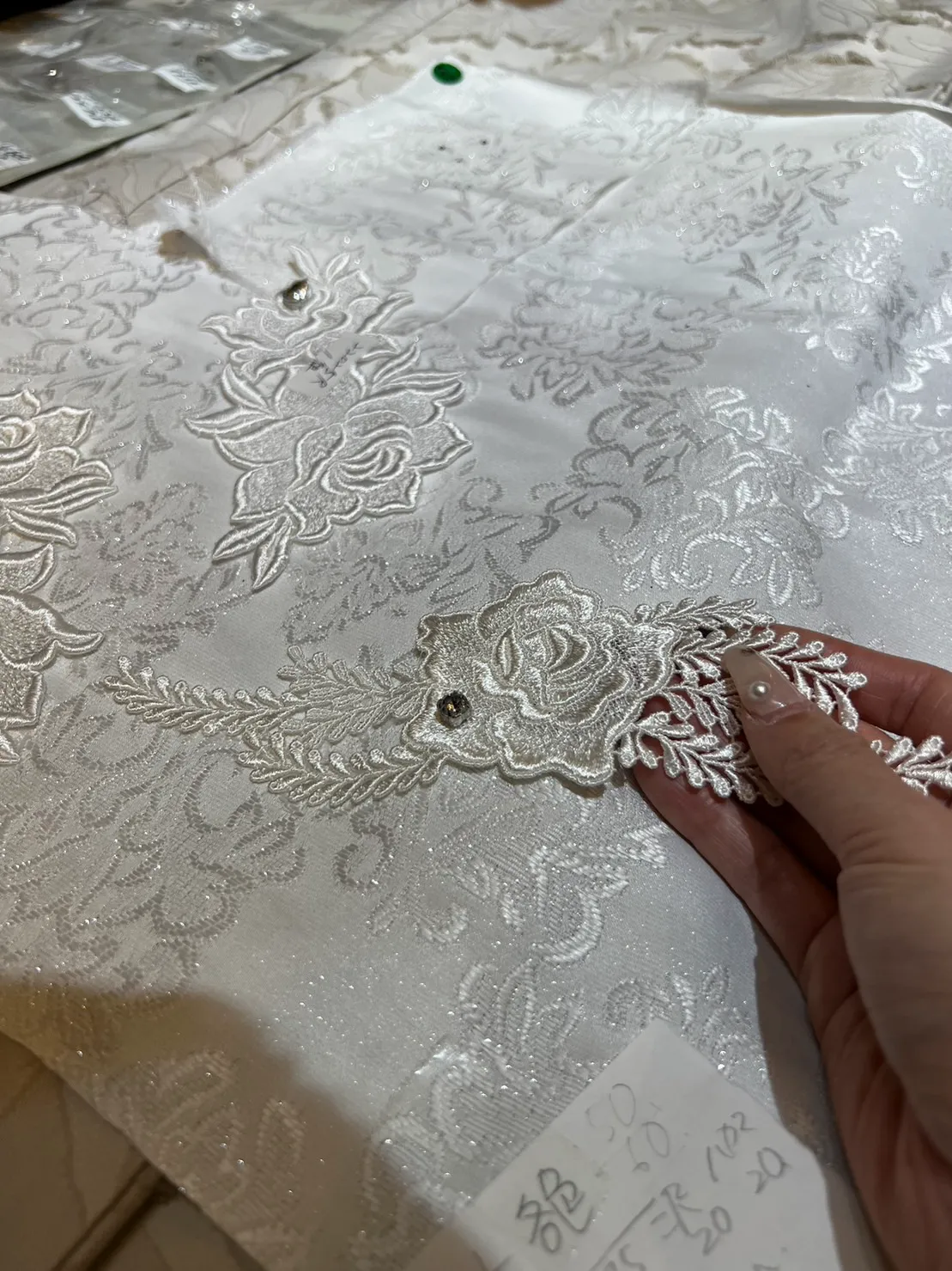 フリソデドールオリジナル キラキラ振袖 スワロフスキー付き