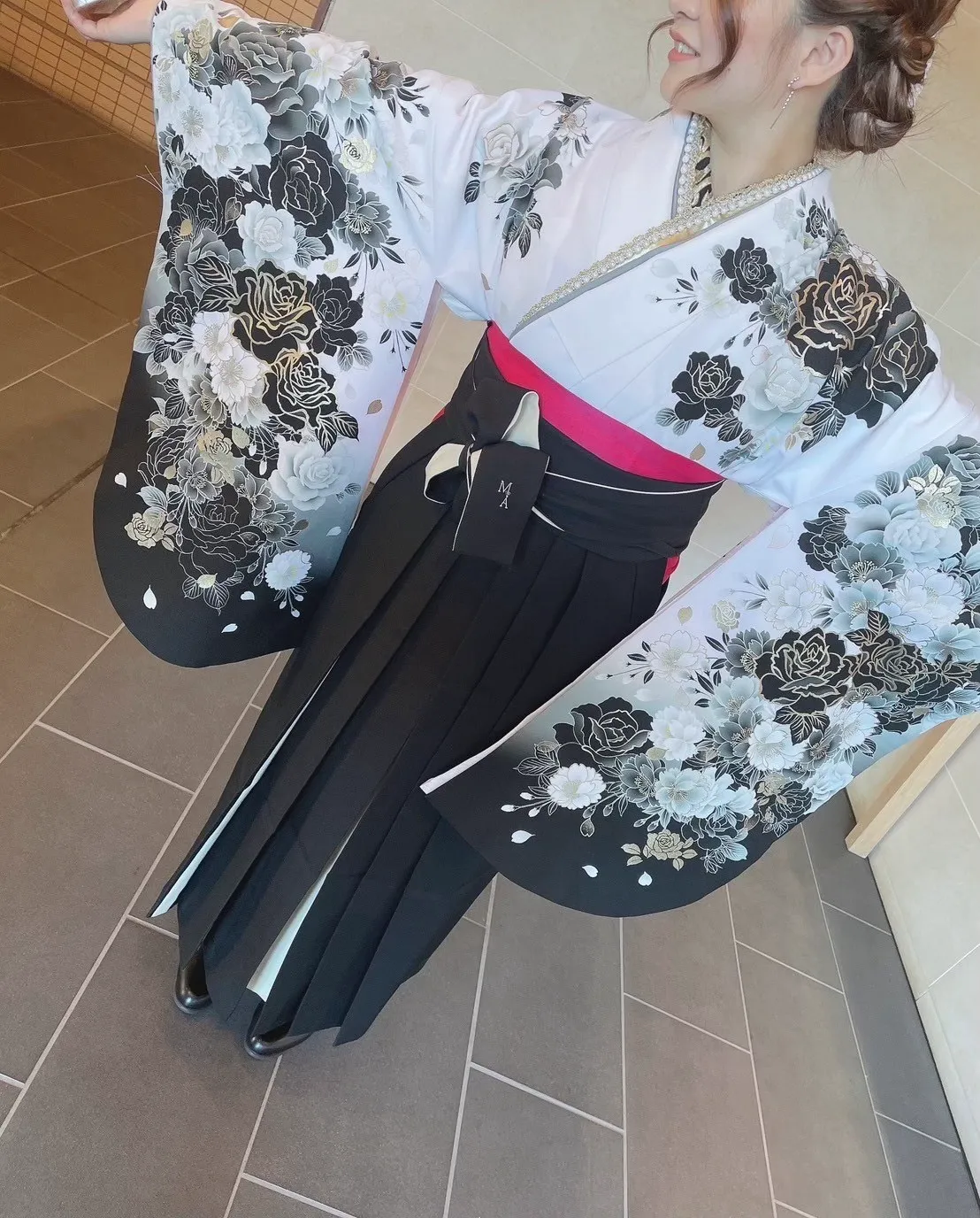 とてもかわいい袴が着れて良かったです❤