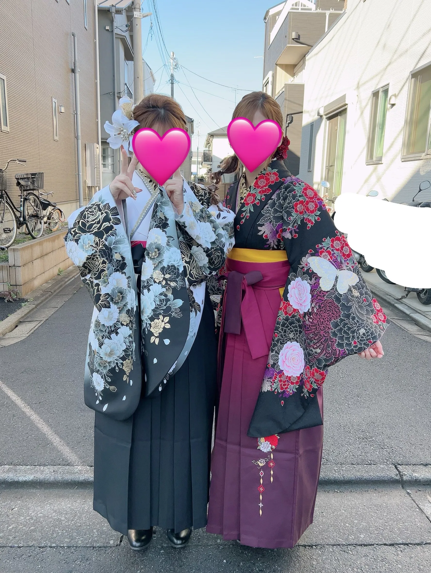 とてもかわいい袴が着れて良かったです❤