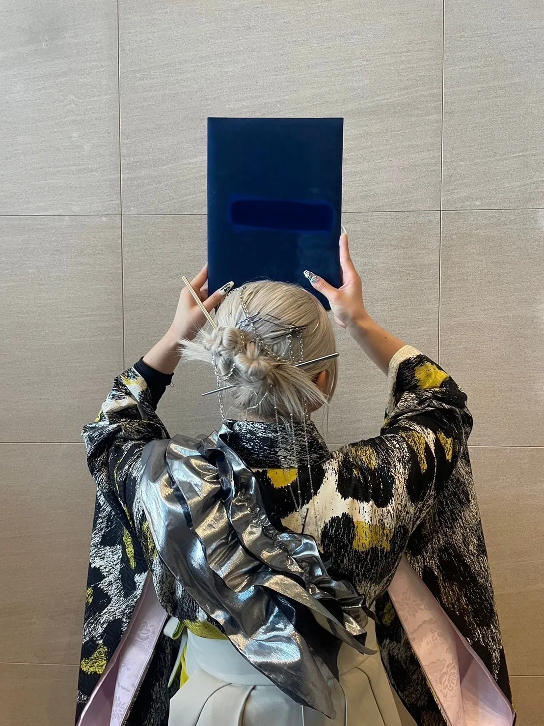 ヒョウ柄の袴とても好評でした✨