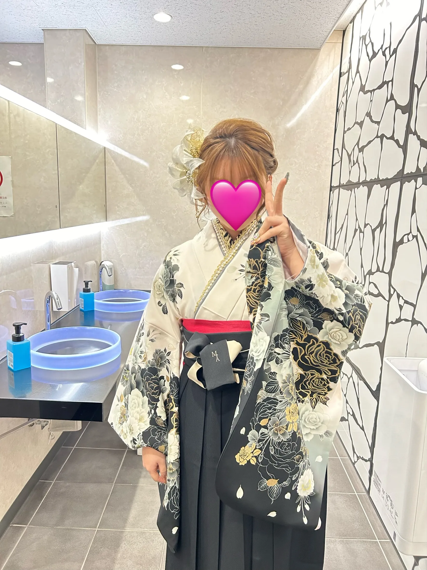 とてもかわいい袴が着れて良かったです❤