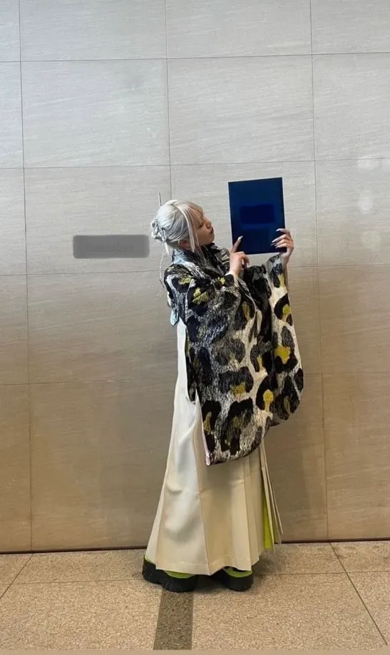 ヒョウ柄の袴とても好評でした✨