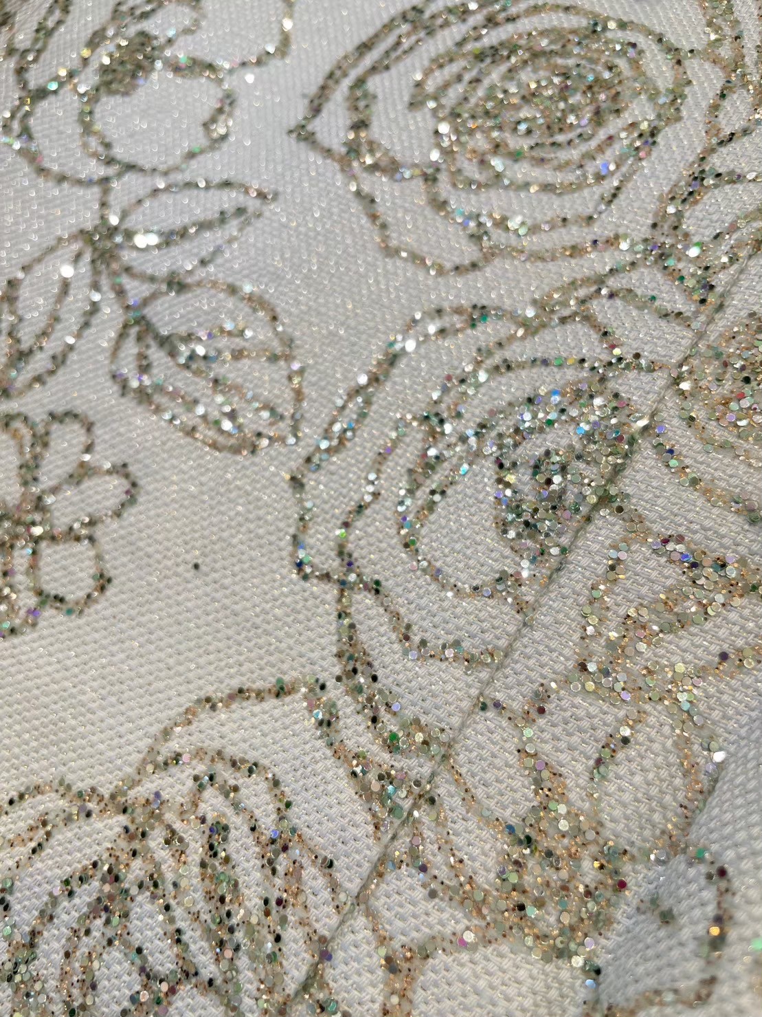 オリジナル 振袖 グリッター キラキラ 可愛い リボン 水色