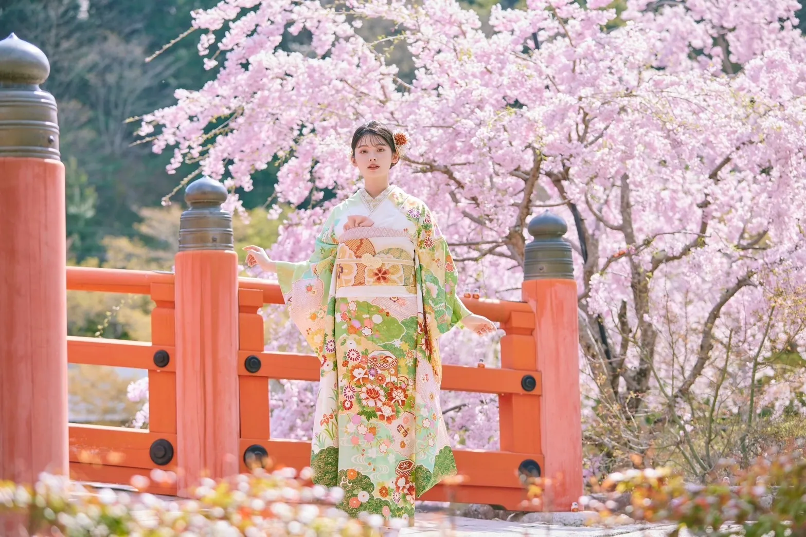 成人式　レンタル　振袖　可愛い　今どき　淡い色　プレミアム古典　古典　華やか　王道　はんなり　上品　綺麗　高級振袖