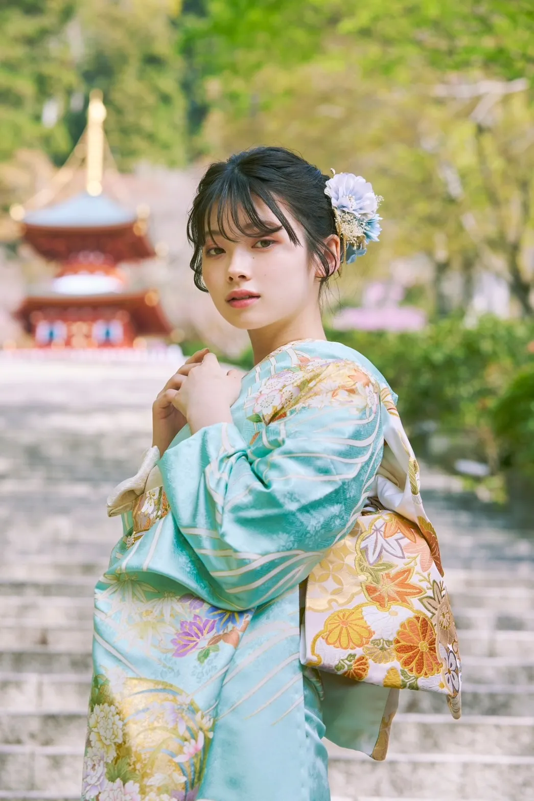 成人式　レンタル　振袖　可愛い　今どき　淡い色　プレミアム古典　古典　華やか　王道　はんなり　上品　綺麗　高級振袖