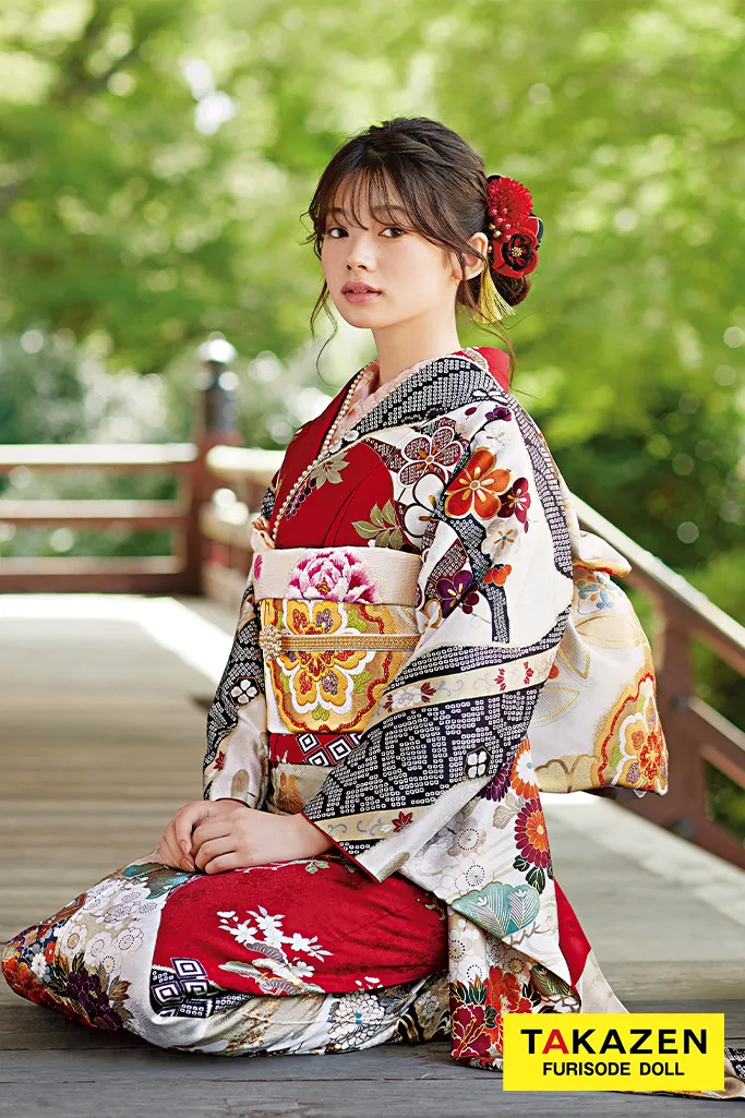 成人式 振袖 ネットレンタル 正統派古典 赤 南琴奈