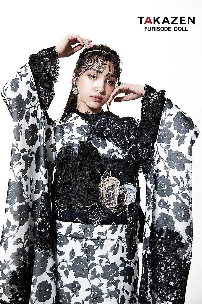 香川るな　振袖　ネットレンタル　ブラックレーベル