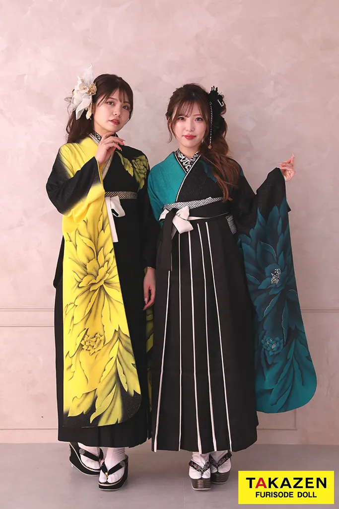 かっこいい　袴　おしゃれ　目立つ　ギャル　