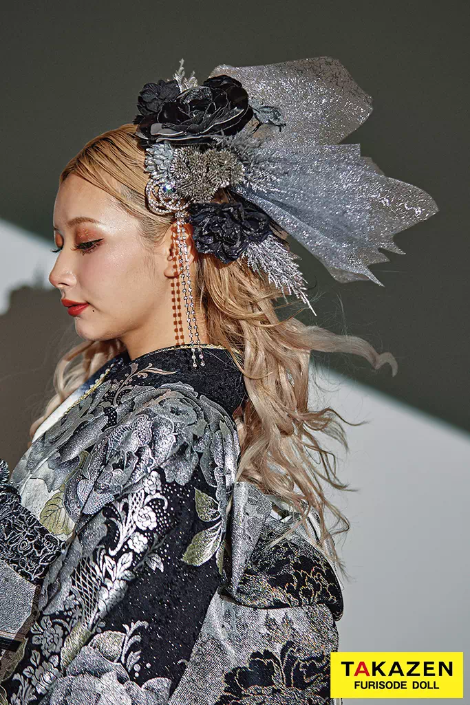 成人式　振袖　レンタル　モード　キラキラ　ぴょな