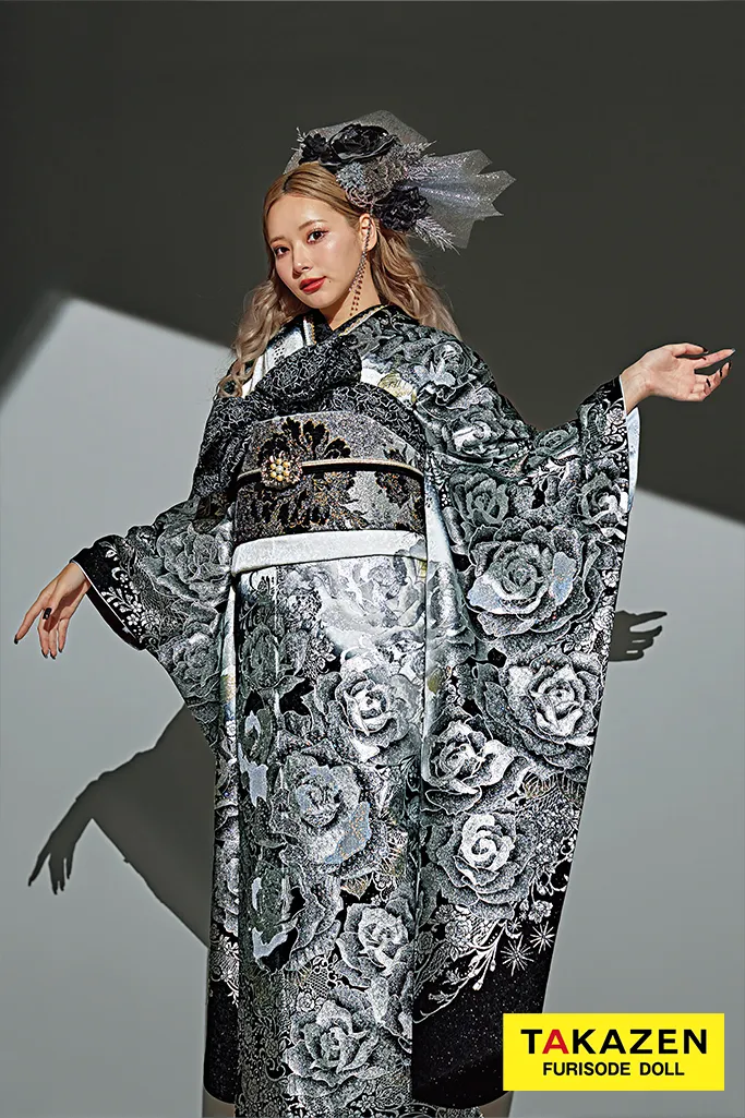 モード系振袖　ネットレンタル